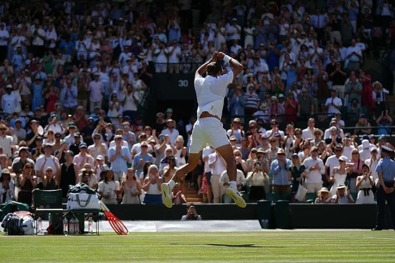 Cobolli performs Ronaldo celebration as Paolini wins before Federer on Italy's big day at Wimbledon