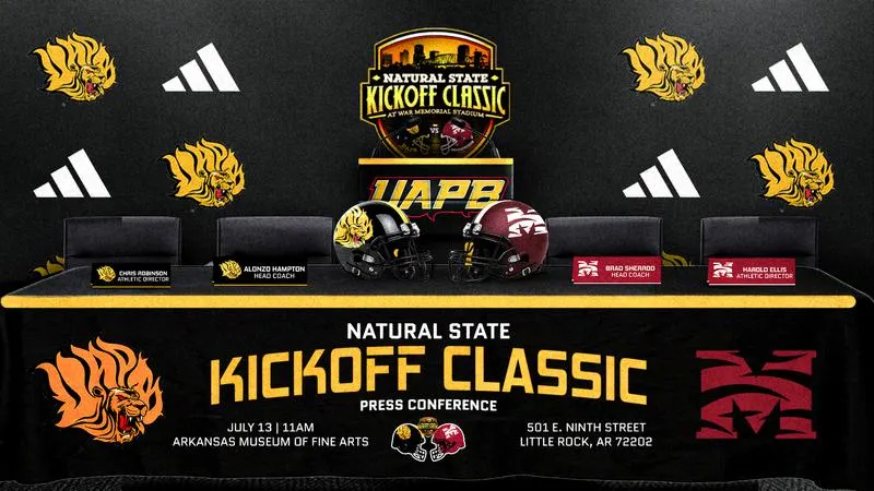 #UAPBFootball: UAPB and Morehouse to Officially Launch Inaugural Natural State Kickoff Classic at July 13 Press Conference
