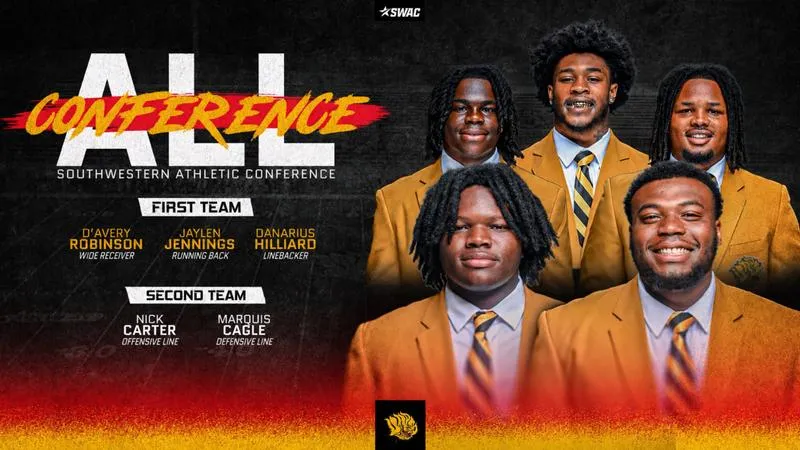 #UAPBFootball: Golden Lions Place Five on 2026 Preseason All-SWAC Football Team