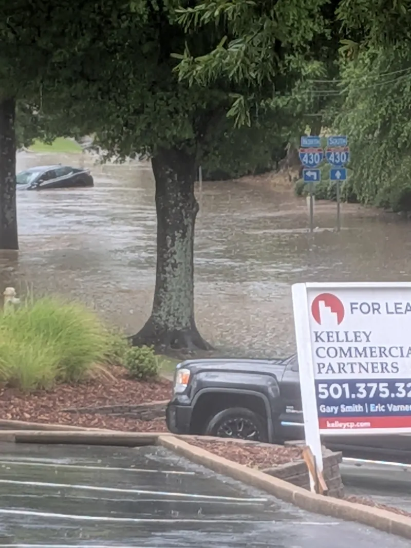 Managers say flooding of Little Rock's Hermitage Road endangers drivers, limits access