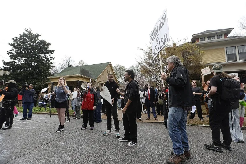 Governor's mansion protestor charges to be dropped in 6 months with good behavior