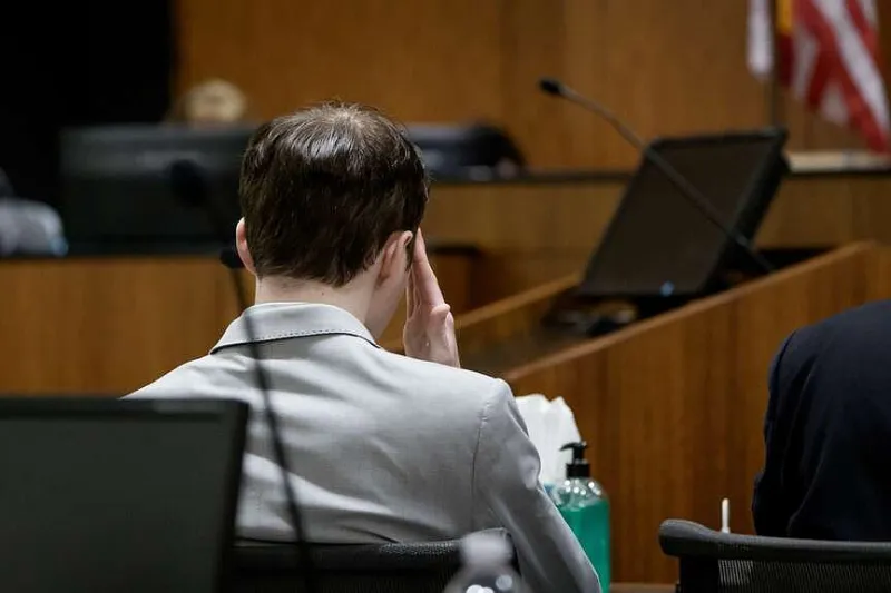 Interview record played at hearing