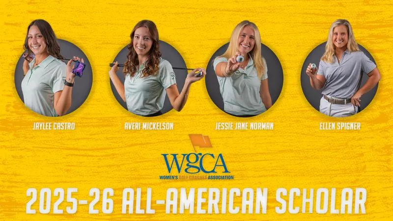 Castro, Mickelson, Norman and Spigner named WGCA All-American Scholars