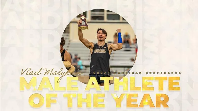 Harding's Malykhin Named GAC Male Athlete of the Year