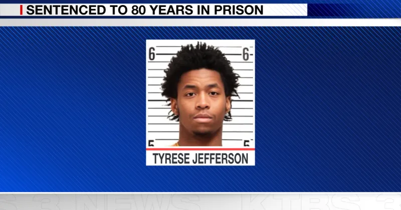 Texarkana man sentenced to 80 years in prison for 2024 fatal shooting