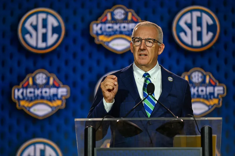 Greg Sankey outlines SEC's priorities amid changing college sports landscape