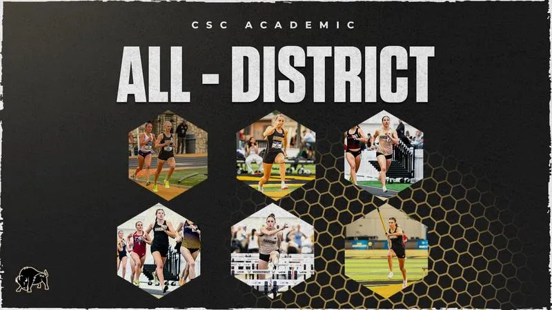 Six Lady Bisons Named CSC Track and Field Academic All-District