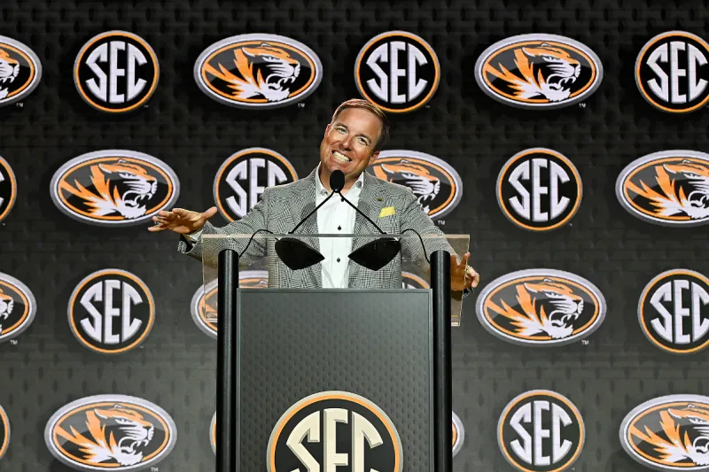 SEC Media Days notebook: Mizzou's Eli Drinkwitz 'surprised' by change to Arkansas game