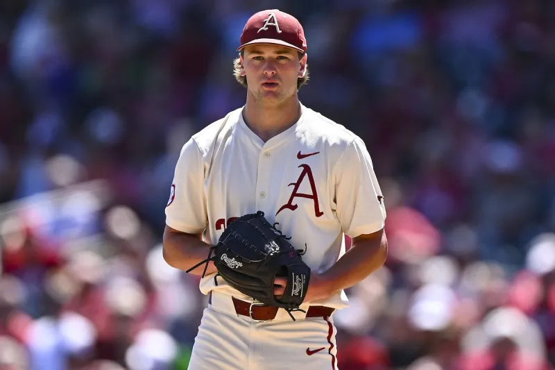 Arkansas baseball pitcher Gabe Gaeckle signs MLB contract with Athletics