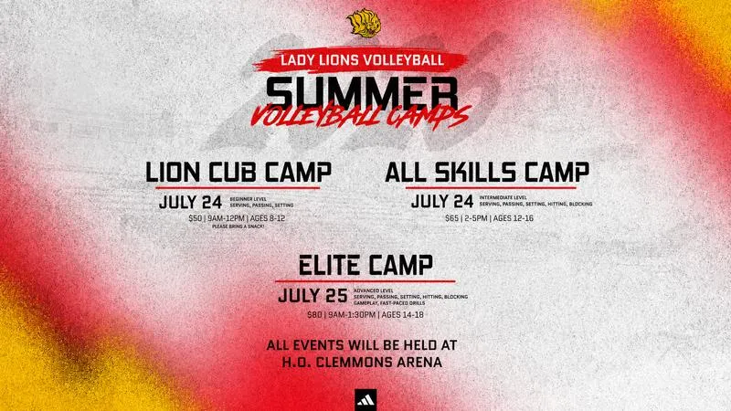 #UAPBVolleyball: Lady Lions Volleyball to Host Three Summer Camps July 24 & 25