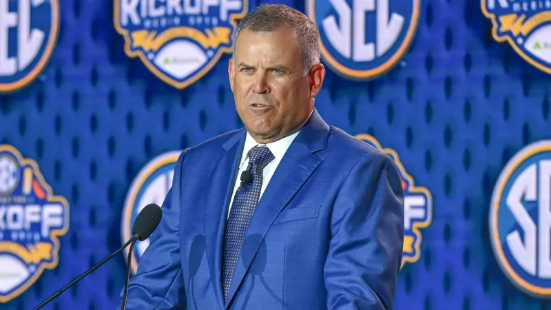 SEC Director of Officials John McDaid at SEC Media Days on Tuesday