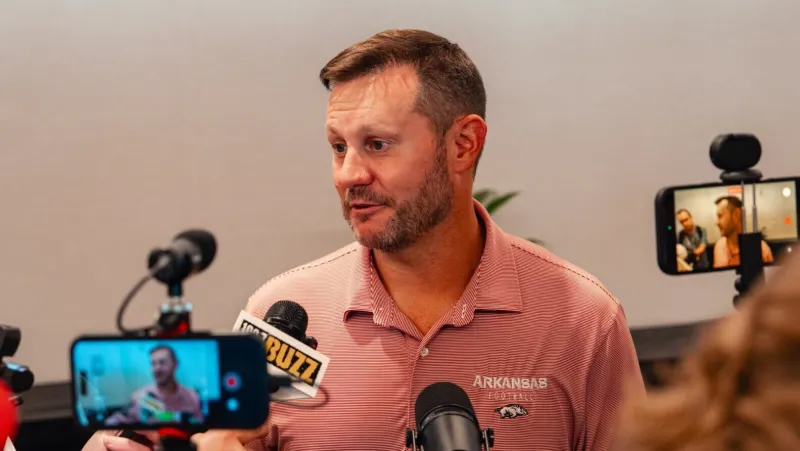 Razorbacks arrive at SEC Media Days with different attitude