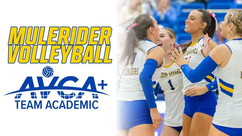 Mulerider Volleyball Claims Second-Straight AVCA Team Academic Award