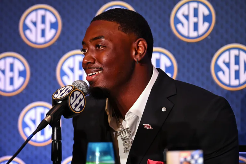 SEC Media Days notebook: Quincy Rhodes brings 'boss' mentality to Arkansas football