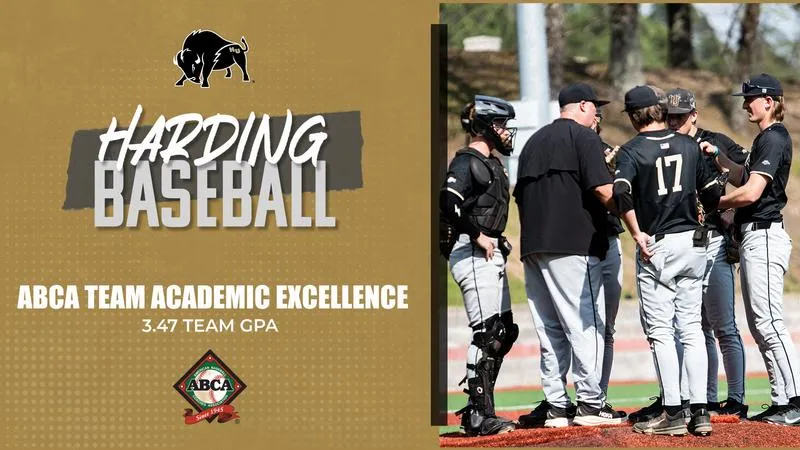 Harding Baseball Earns 11th Straight ABCA Team Academic Excellence Award