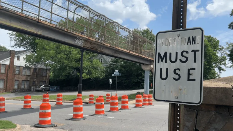 Demolition of damaged West Markham pedestrian bridge starts Tuesday