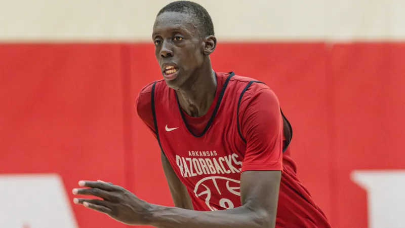 Grant Hall on Razorbacks starting exhibition games this weekend