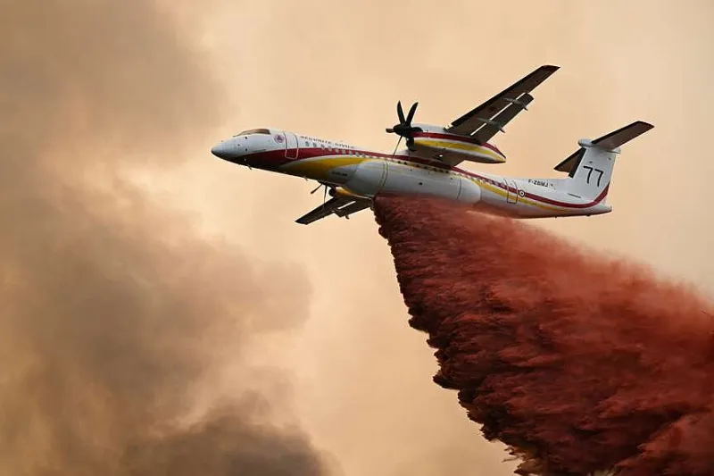 Massive wildfire threatens to surge again