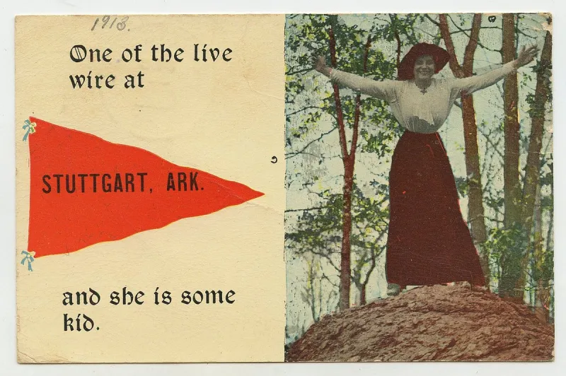 Arkansas Postcard Past: Stuttgart on Christmas Day in 1913