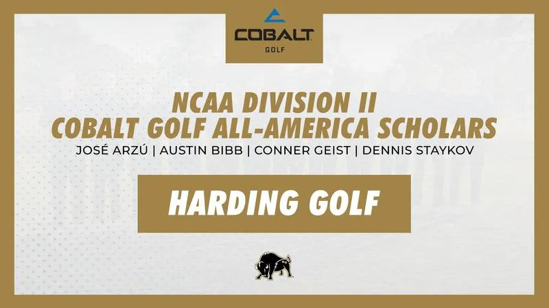 Four Bisons Named Cobalt Golf All-America Scholars