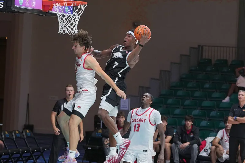 Arkansas basketball wins final exhibition game by 57 points in Bahamas