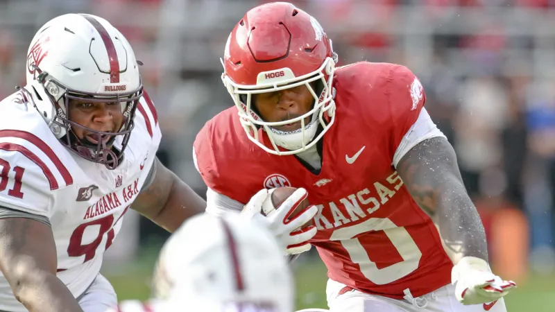 Russell and Smith headline an open running back battle for Arkansas