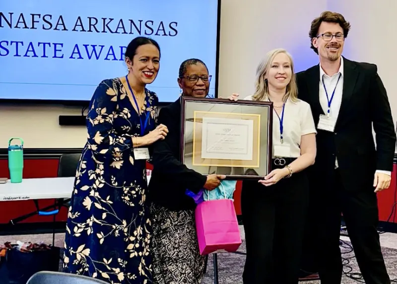 UAPB's Dr. Pamela Moore Receives 2026 NAFSA Arkansas State Award