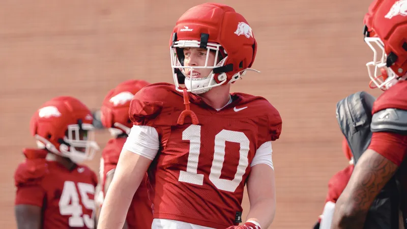 Democrat-Gazette's Tom Murphy after first Razorbacks' practice