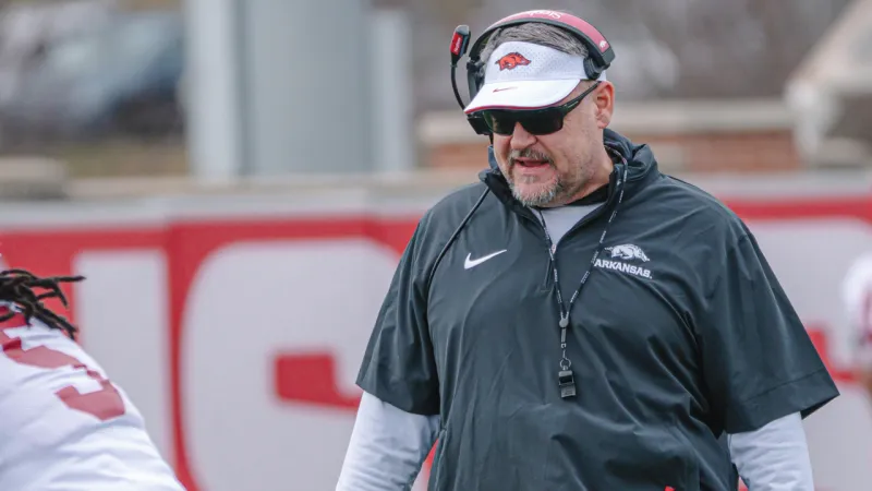 Razorbacks' offensive coordinator Tim Cramsey on position battles