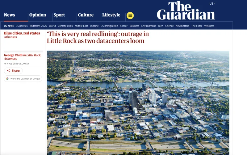 News outlet reaches across the pond to dissect data center angst