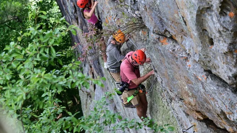 Petit Jean State Park opens guided Via Ferrata, only one of its kind in a state park