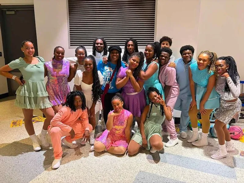 Miss K's Dance Bungalow Fort Smith students perform for WNBA in Los Angeles