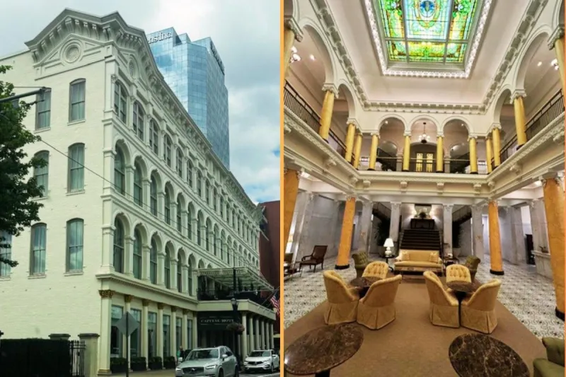 Capital Hotel LR: Historic Downtown Hotel Near River Market