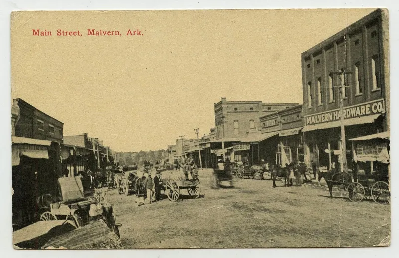 Arkansas Postcard Past: Malvern in 1912