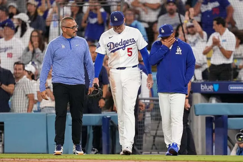 Freeman avoids major injury after fall into visitors' dugout