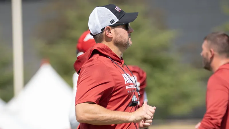 Razorbacks coach Ryan Silverfield recapping Sunday morning scrimmage