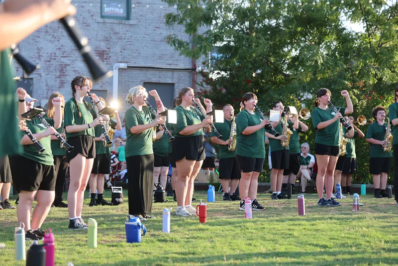Arkansas' Band of Distinction Performs at Depot Park