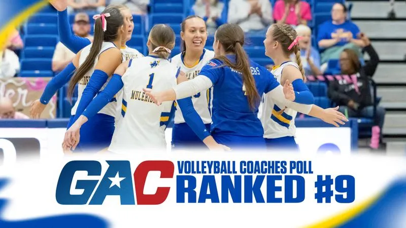 Mulerider Volleyball Tabbed Ninth in GAC Preseason Coaches Poll