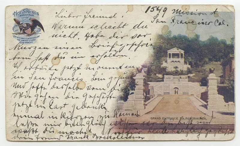 Arkansas Postcard Past: Hot Springs in 1906
