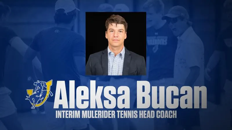 Aleksa Bucan Promoted to Mulerider Tennis Interim Head Coach