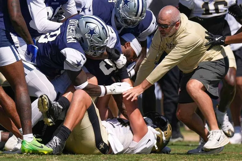Scuffles the norm for joint practices