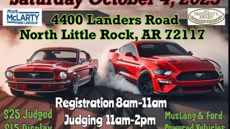 Rev up for the 44th annual Central Arkansas Mustangers Car Show