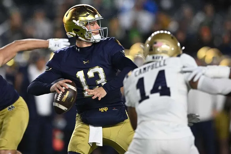 Notre Dame's QB ignoring the hype