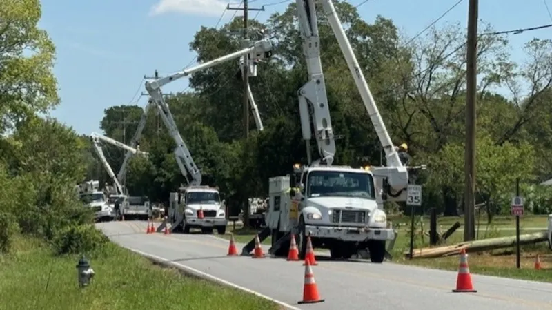 PHOTO GALLERY: Severe wind causes power outages, downed trees, damage in Saline County