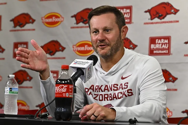Ryan Silverfield, players press conference: KJ Jackson named Arkansas football's starting quarterback