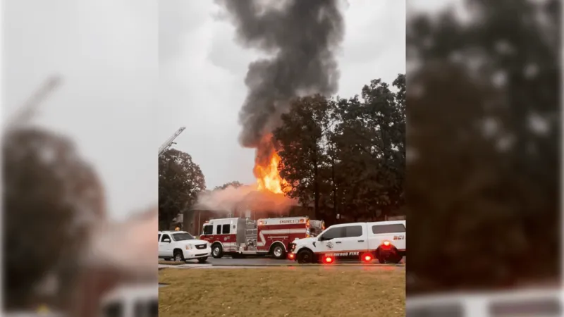 Sherwood Fire Department battles Monday morning housefire