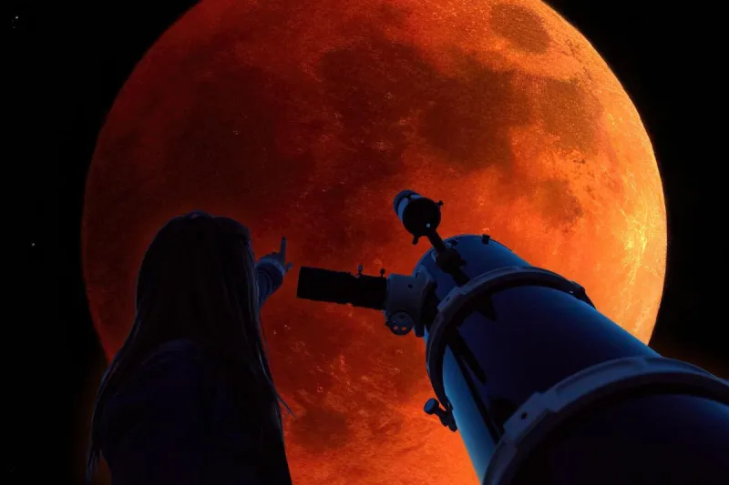 Blood Moon - Deep Partial Lunar Eclipse Coming Thursday Night