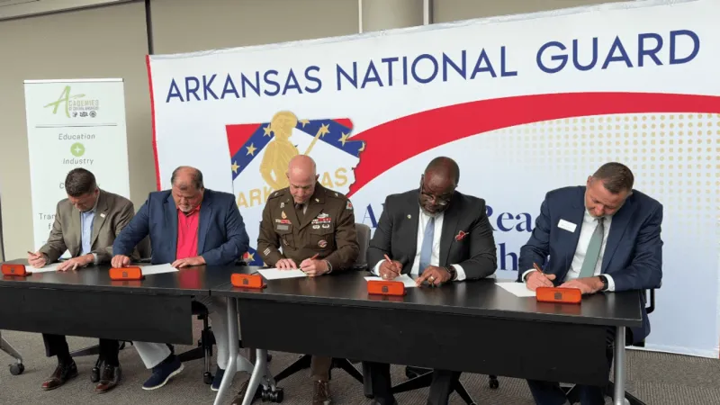 Central Arkansas Academies, National Guard partner to expand student opportunities