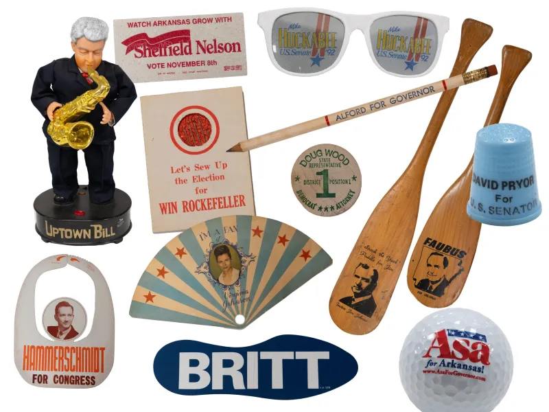 Hot-button issues: A tour through election memorabilia from Arkansas campaigns of yore