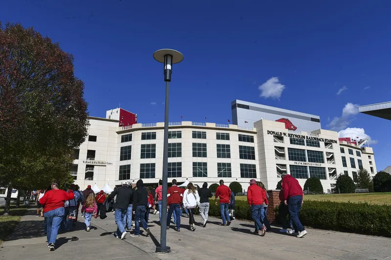 At the University of Arkansas, football hogs the budget more than ever in new era of college athletics